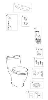 Create your zoro account and get 10% off when you sign up to receive our emails. Toto Ms654204mf Ms654114mf Aquia 1 6 0 9 Gpf Toilet Elongated Dual Max 12 Rough In Parts Catalog