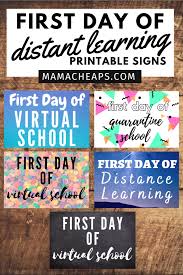 Share these quotes about learning and education with your kids to encourage them to give their all this year. First Day Of Distance Learning Signs For Virtual School Mama Cheaps Virtual School Back To School Pictures First Day Of School Pictures