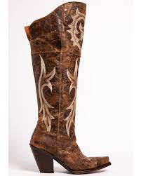 Also set sale alerts and shop exclusive offers only on shopstyle. Dan Post Women S Chestnut Jilted Knee Boots Snip Toe Sheplers