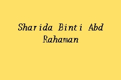 Merssrs adnan sharida & associates(law firm). Sharida Binti Abd Rahaman Lawyer In Bangi
