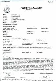 Contoh Surat Report Polis Letter 7saudara Com
