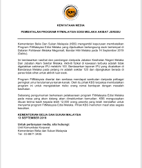 Jabatan belia dan sukan negeri melaka (jbsnm) mula beroperasi pada 1967 berperanan sebagai penghubung antara pihak kementerian belia dan sukan (kbs) dan kerajaan negeri dengan kumpulan sasar melalui medium dan sistem penyampaian yang berkesan. Syed Saddiq On Twitter Atas Nasihat Jabatan Kesihatan Negeri Melaka Program Fit Malaysia Edisi Melaka Dibatalkan Atas Sebab Jerebu Bacaan Ipu Di Melaka Pada Petang Ini Diparas Tidak Sihat Dan Dijangkan Akan