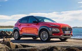 Download Wallpapers Hyundai Kona 2017 4k Red Crossover New Cars South Korean Cars Hyundai Besthqwallpapers Com New Cars Hyundai Hyundai Suv