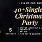 40+ Singles Christmas Party event image