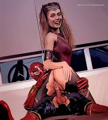 Rule34 - If it exists, there is porn of it / peter parker, scarlet witch,  spider-man, wanda maximoff / 4371073