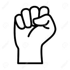 Unten erzählen wir ihnen über die symboliken der meist gestochenen symbole für stärke: Hob Faust Symbol Des Sieges Starke Kraft Und Solidaritat Linie Kunst Symbol Fur Anwendungen Und Websites Lizenzfrei Nutzbare Vektorgrafiken Clip Arts Illustrationen Image 66078525