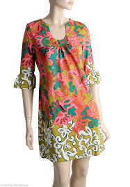 Aryeh Anthropologie Dress Tunic Bell Sleeve U Neck Knit Bohemian Chic Pink S L Dresses Anthropologie Dress Printed Shift Dress