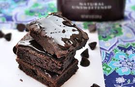 Box of fudge brownie mix: Healthy Chocolate Brownies