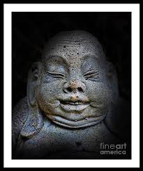 Fat Buddha Framed Art Prints for Sale
