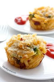 Mac And Cheese Cups With Broccoli And Bacon Baked By Rachel Food Recipes Boxed Mac And Cheese