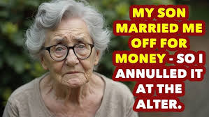 My Son Married Me Off to Steal My Money—So I Had the Marriage Annulled at  the Altar