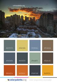 Cityscape Sky City Color Palette Colors Inspiration Graphics Design Inspiration Beautiful Colorpalette Palettes Color Palette City And Colour Cityscape