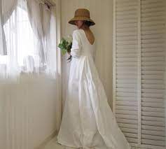 30 Beautiful Simple White Cotton Wedding Dress Best Inspiration White Cotton Wedding Dress Cotton Wedding Dresses Casual Wedding Dress