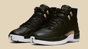 Air jordan 12 retro black and gold. Wmns Air Jordan 12 Black Metallic Gold White Ao6068 007 Release Date Sole Collector