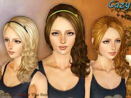 Cazy S Under The Sun Hairstyle Set Sims Hair Sims Sims 3