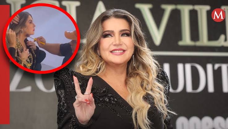 Filtran video de Alicia Villarreal maquillándose el moretón del cuello-  Grupo Milenio