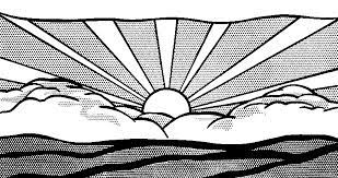 Coloriage Anti Stress Roy Lichtenstein Le Soleil 5