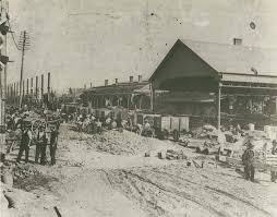 Central Railway Station Construction C 1902 Australia History Sydney City Railway Station