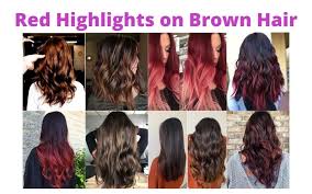 Balayage highlights are perfect for subtly lightening your hair. Red Highlights On Brown Hair Check Out These Cool Hot Hairstyles Kalista Salon