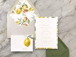 Of Course We Had To Include A Budget Series Post On Invitations We Have A Great Post Wedding Invitations Wedding Invitation Design Lemon Wedding Invitations