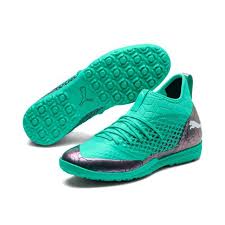 Puma Future 2 3 Netfit Indoor Training Shoes Green Training Shoes Football Boots Pumas Shoes