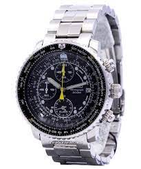 seiko sna411 sna411p1 sna411p pilot s flight alarm chronograph men s watch watches for men seiko mens watches seiko watches