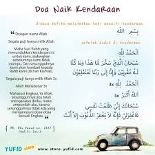 Naik Kenderaan Doa Kendaraan Membaca
