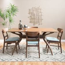 Patterson 5 Piece Dining Set Rectangular Dining Set Solid Wood Dining Set Dining Set