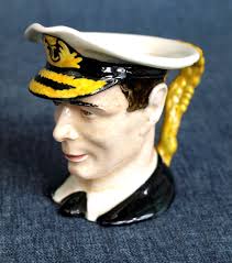 Vintage King George VI Royal Winton Grimwades Toby Character Mug