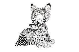 Bambi Zentangle By Neverdoubtilove On Deviantart Zentangle Animals Zentangle Drawings Animal Drawings