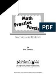 Terms in this set (30). Puzzles For Practice Fractions And Decimals Fraction Mathematics Numbers