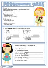 Nouns In Possessive Case Interactive Worksheet In 2020 Possessives Possessive Nouns Worksheets Possessive Nouns