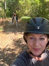 I'm going gray!!! Meet Rain, a 7 year old Andalusian mare, and my new long  term riding partner. 💗 She came in as a client horse for training to  eventually sell and