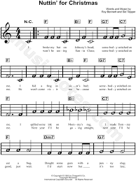 I m gettin nuttin for christmas chords. Stan Freberg Nuttin For Christmas Sheet Music For Beginners In F Major Download Print Sheet Music Christmas Sheet Music Piano Music