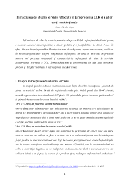 We did not find results for: Doc InfracÈiunea De Abuz In Serviciu ReflectatÄ In JurisprudenÈa Ccr Èi A Altor CurÈi ConstituÈionale1 Docx Popa Andrei Nicolae Academia Edu
