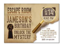 A diy escape room party is a great way to celebrate an older child or tween's birthday party, or any another occasion for celebration.it can be thrown right at home and can be done even on a tight budget. Over 25 Ideas To Throw An Exciting Escape Room Party At Home Let The Adventures Begin Escape Room Homemade Invitations Birthday Party Invitations Free