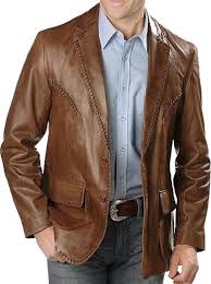 Designers Mens Leather Blazer Mens Leather Blazer Lambskin Leather Blazer Leather Blazer Jacket