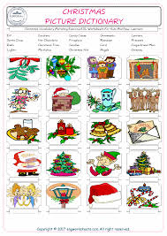 Worksheets, lesson plans, activities, etc. Christmas English Esl Vocabulary Worksheets Engworksheets