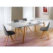 Table Extensible L250cm Pretty Style Scandinave En 2020 Table A Manger Extensible Salle A Manger Table Ovale Table Salle A Manger
