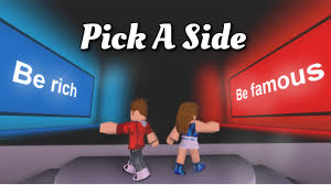 Pick A Side Roblox Roblox This Or That Questions Sides