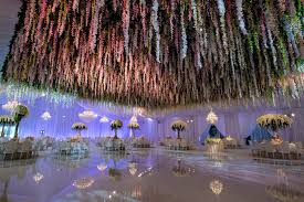 We make your wedding hall with a great selection of ceiling decorations in just the right color. 10 Wedding Ceiling Decorations That Will Wow Your Guests Partyslate