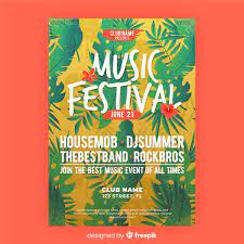 Using 3d assets, fonts, and amazing photoshop actions from envato elements, we'll make a cool music. Free Vector Music Festival Flyer Template