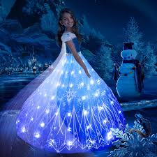 Frozen Princess Elsa LED Light Up Dress – See:Saw Kids
