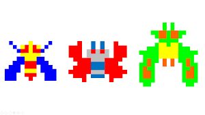 Animated gif's for use as wallpapers on computers, phones and tables. Gif Galaga Space Bugs By Amazingangus76 On Deviantart