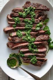 Remove steak to a cutting board and let stand for 10 minutes. Grilled Sirloin Steak With Chimichurri Healthy Seasonal Recipes