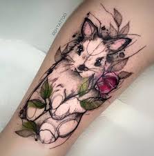 Rabbit Rose Rabbit Tattoos Tattoos Body Art Tattoos