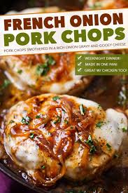 This link is to an external site that may or may not meet accessibility guidelines. French Onion Pork Chops Easy One Pan Meal The Chunky Chef