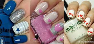 We know how busy you are with work and studies to we've compiled a brand new set of simple nail designs that will still look great with any. 15 Easy Cute Valentine S Day Nail Art Designs Ideas Trends Stickers 2015 Fabulous Nail Art Designs