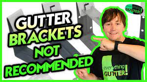 Concrete pour sleeve for recessed lighting fixtures. The Gutter Brackets Supports Hangers Not Recommended Youtube