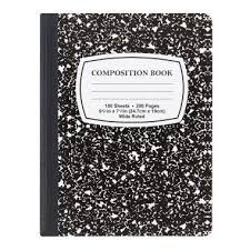 Black And White Marble Composition Notebooks Marble Composition Book Assorted Colors Dollar General Composition Book Creative Office Supplies Office Supplies Packaging